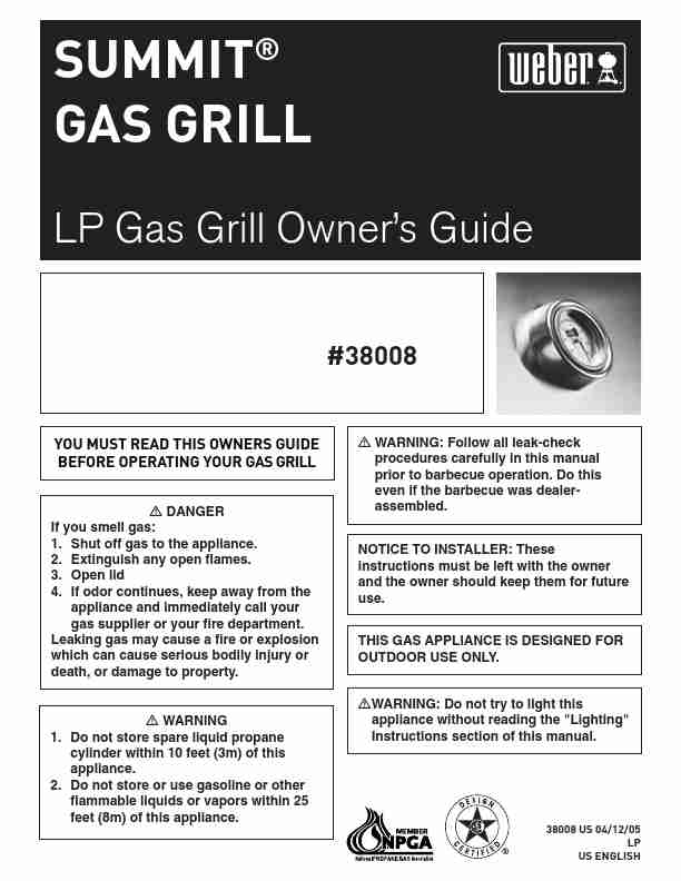 Weber Gas Grill summit gas grill lp gas grill-page_pdf